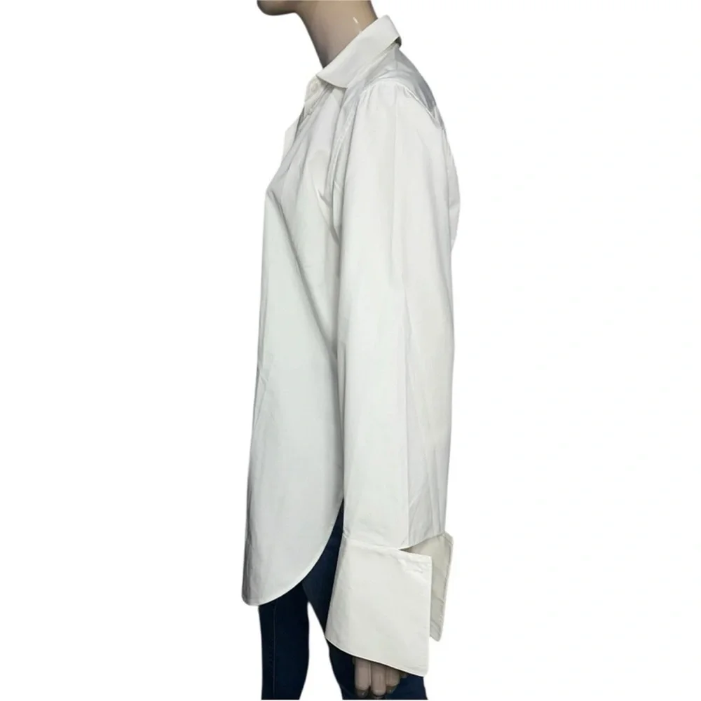 The Row Poplin Wide Cuff Shirt - Picture 3 of 4